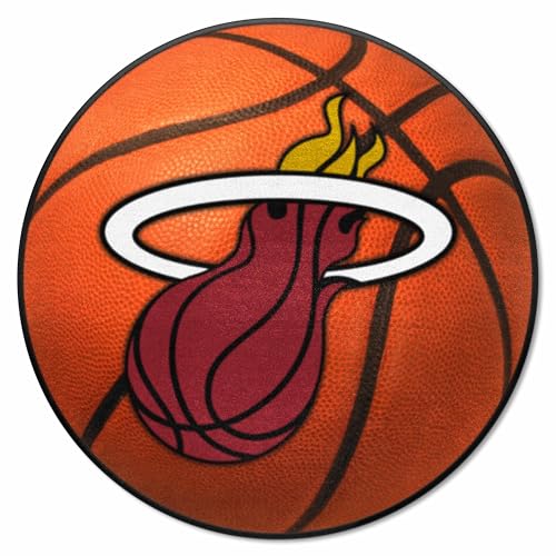 FANMATS NBA Miami Heat 27in Round Mat