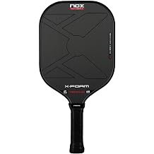 NOX Pickleball Paddle X-Treme Tempus 16mm 2026 | Square Shape Pickle Ball Paddle | USAP Approved Advanced Pickleball Racket | T700 Raw Carbon Face for High Spin | Smart Cell Core & Vibration Control