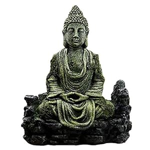 Balacoo Fish Tank Buddha Statue Creative Beautiful Durable Decorative Delicate Aquarium Ornament