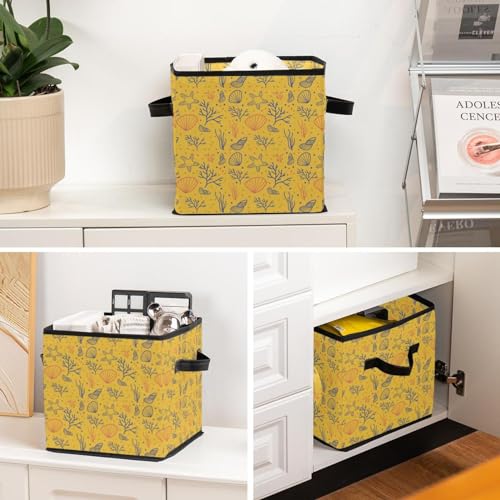 Boîte de rangement pliable en tissu pour éliminer le désordre - 6
