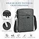 flintronic Umhängetaschen Herren Schultertasche Herrentasche, Leichte Crossbody Bag Arbeitstasche Kuriertasche Messenger Bag zum Arbeiten Einkaufen Schulreise Alltag (Grau)