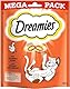 Dreamies Klassiker Katzensnacks mit Huhn – Katzenleckerli mit knuspriger Textur und cremiger Füllung – 4 x 180g