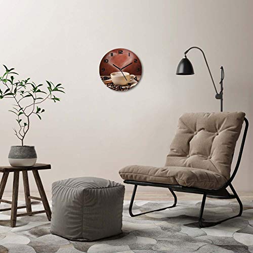 Impression verre sécurité Tulup horloge de salon design 30cm - 4
