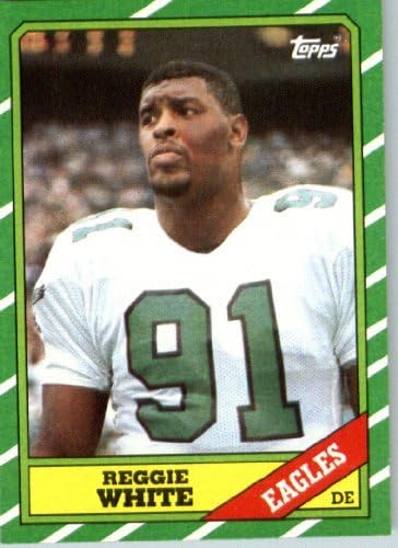 1986 Topps Football Rookie Card #275 Reggie White Mint