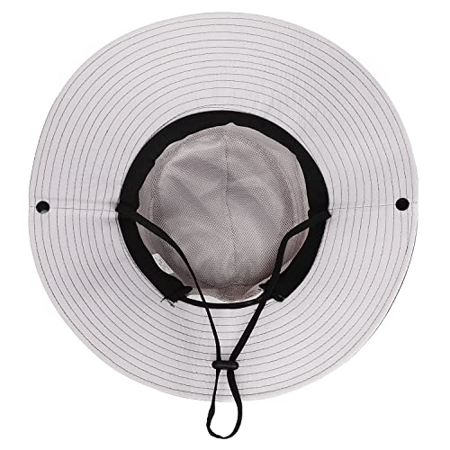 Image of Womens Summer Sun Hat Beach Hat Wide Brim Outdoor UV Protection Hat Foldable Cool Mesh Ponytail Bucket Hat