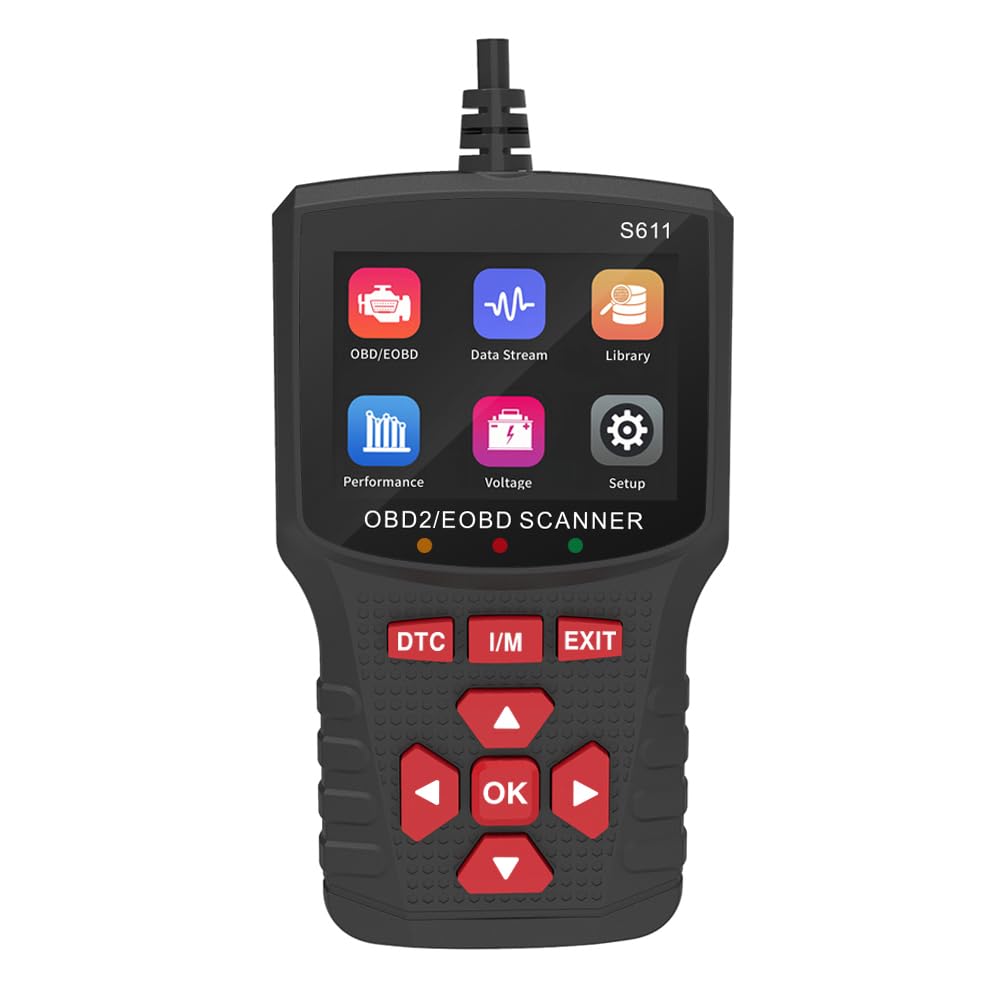 DUOYOUNG OBD II Vehicle Code Reader Automotive OBD2 Scanner Auto Check Engine Light Scan Tool (Black)