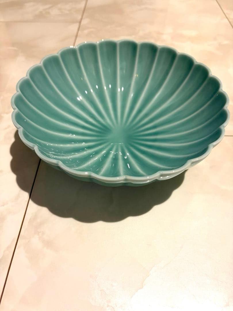 Amazon | 鉢有田焼深川製磁 青磁菊割鉢 | ノーブランド品 | 花立・華瓶