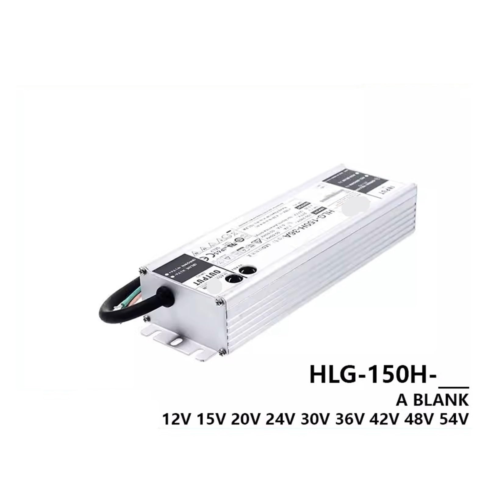 HLG-150H HLG-150H-12A HLG-150H-24A HLG-150H-36A HLG-150H-48A LED Constant Voltage Switching Power Supply(HLG-150H-54A)