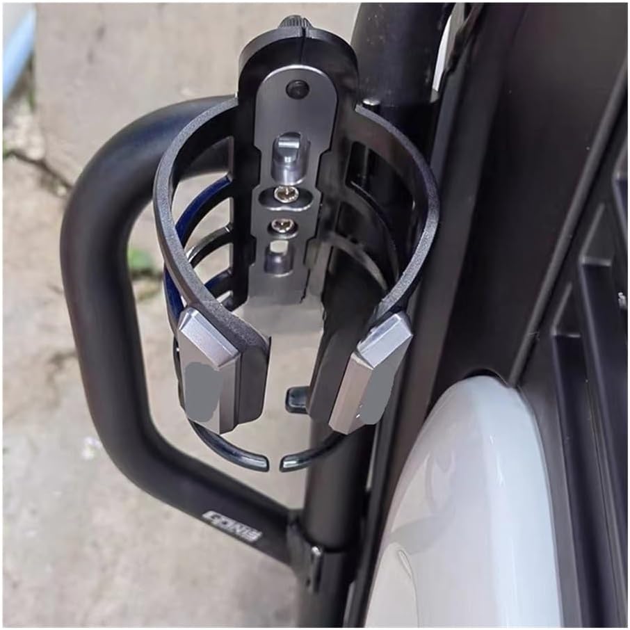 ボトルケージ ユニバーサルオートバイドリンクホルダーモーターバイクカップホルダースクーター用ウォーターボトルマウントアルミ合金調節可