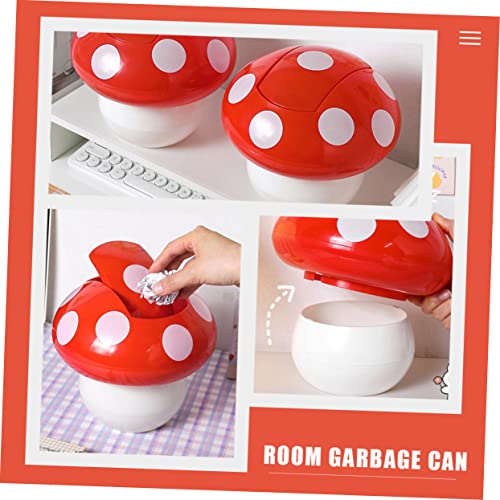 Canecas de basura de escritorio 2 piezas multicolor mini miniatura 4