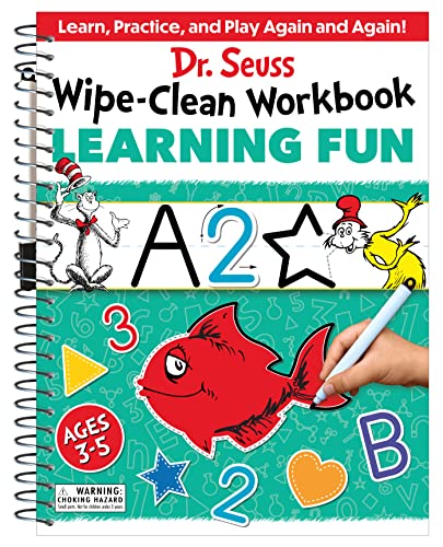 Dr. Seuss Wipe-Clean Workbook: Learning Fun: Activity Workbook for Ages 3-5