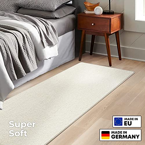 casa pura Shaggy-Teppich Barcelona (Creme, 200 x 150 cm) – Ansicht 2