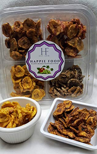 Happie Food Baby Banana Pak - Flavored & Dehydrated to Perfection - VEGAN - ( 100% ORGANIC, 100% PLANT-BASED & Non- GMO) - Naturally Gluten Free Happie Food Baby Banana Pak - Flavored & Dehydrated to Perfection - VEGAN - ( 100% ORGANIC, 100% PLANT-BASED & Non- GMO) - Naturally Gluten Free