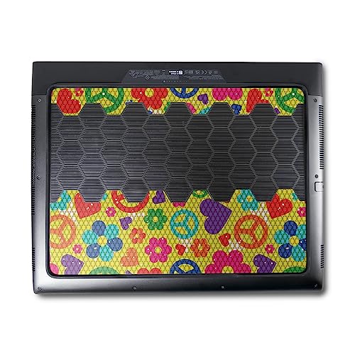 Image of MightySkins Skin Compatible with Alienware M18 R1 (2023) Full Wrap Kit - Peace Cloth | Protective, Durable, and Unique Vinyl Decal wrap Cover | Easy to Apply & Change Styles | Made in The USA