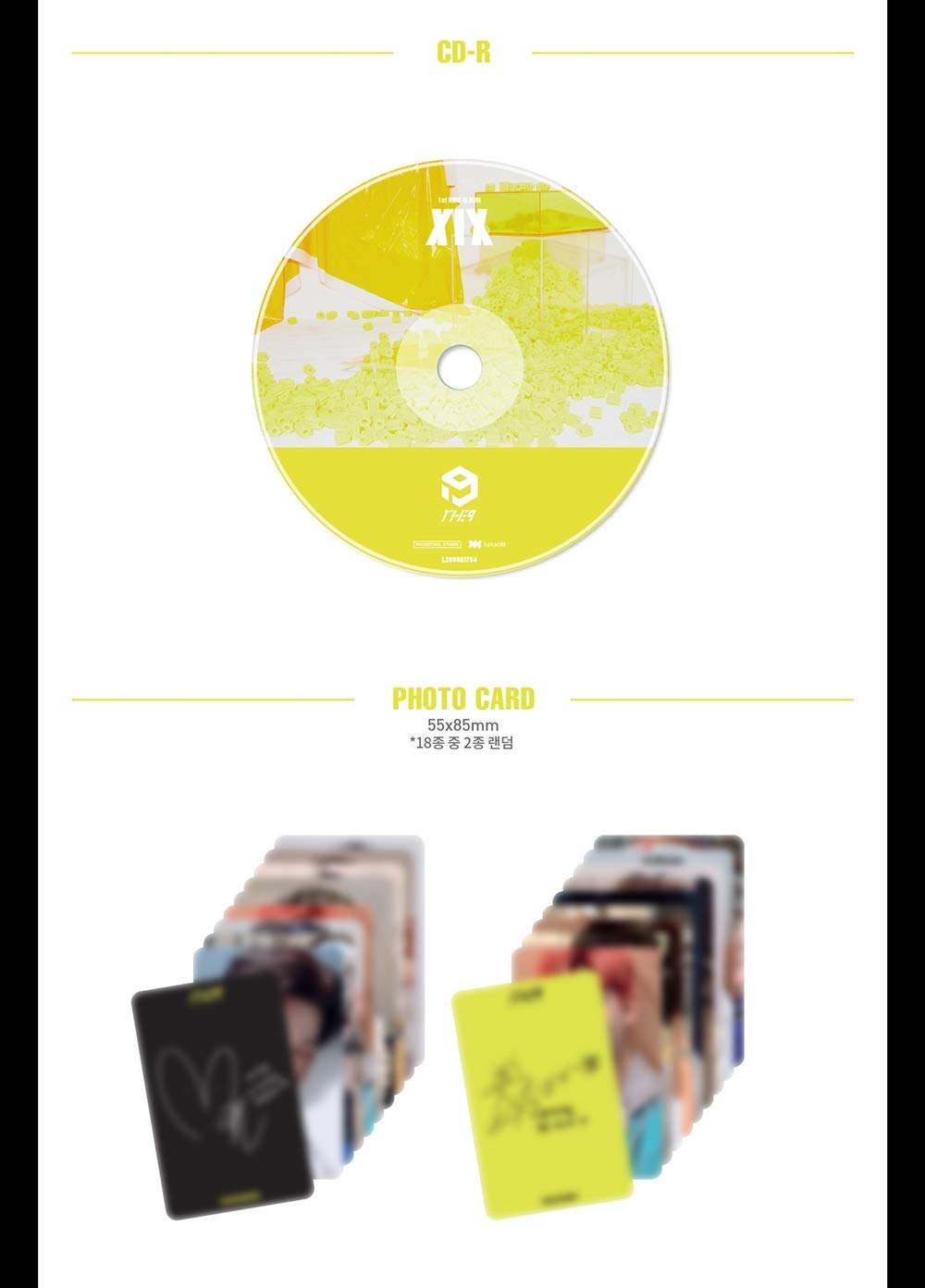 Amazon.co.jp: 1THE9 - XIX (1st Mini アルバム) CD+104p