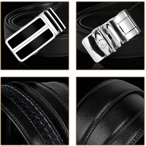 Belt for Men Mens Genuine Leather Dress Automatic Buckle4