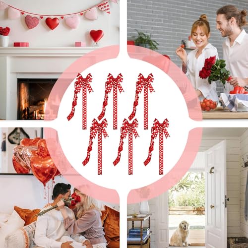 Lazos de corazón grandes de 99 cm para regalo de inauguración de casa nueva 5
