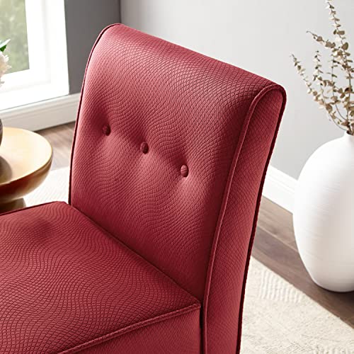 Linon Coco Accent Chair, Red #TOP4