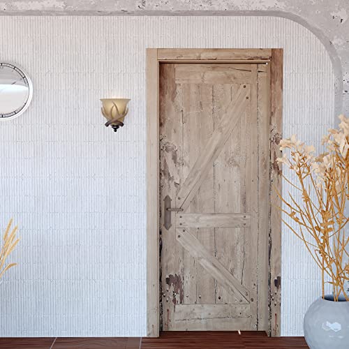 Vaxcel Yoho 1 Light Bronze Rustic Antler Flush Wall Sconce Cream Glass #TOP1