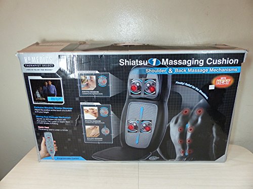 HoMedics SBM-500H Therapist Select Shiatsu One Massaging Cushion with Heat