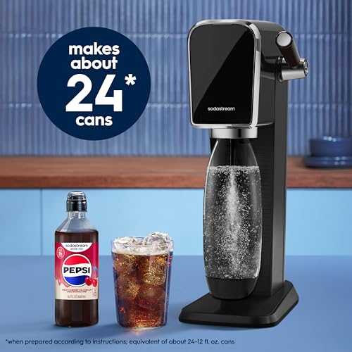 Image of SodaStream Wild Cherry Pepsi & Cream, New Pour Bottle 440ml, (Pack of 4)