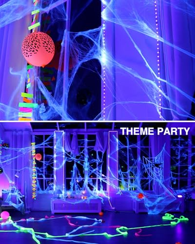 Onforu 32.8ft LED Black Light Strip Kit, 600 Units Lamp Beads, 12V Flexible Blacklight Fixtures, 10m Ribbon, Non-Waterproof for Glow Party, Indoor Birthday, Body Paint,Halloween - image 7