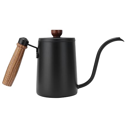 Muskan Enterprises -ME Drip Coffee Pot Maker, 600ML Practical 304 Stainless Steel Coffee Hand Pot for Cafe for Brew Coffee for Gift for Coffee Lovers for Home(Black 600ML, Blue)'$