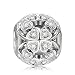 NinaQueen "Lucky Clover" 925 Sterling Silver Heart Shape Design Silver Charms for Bracelet and Necklace