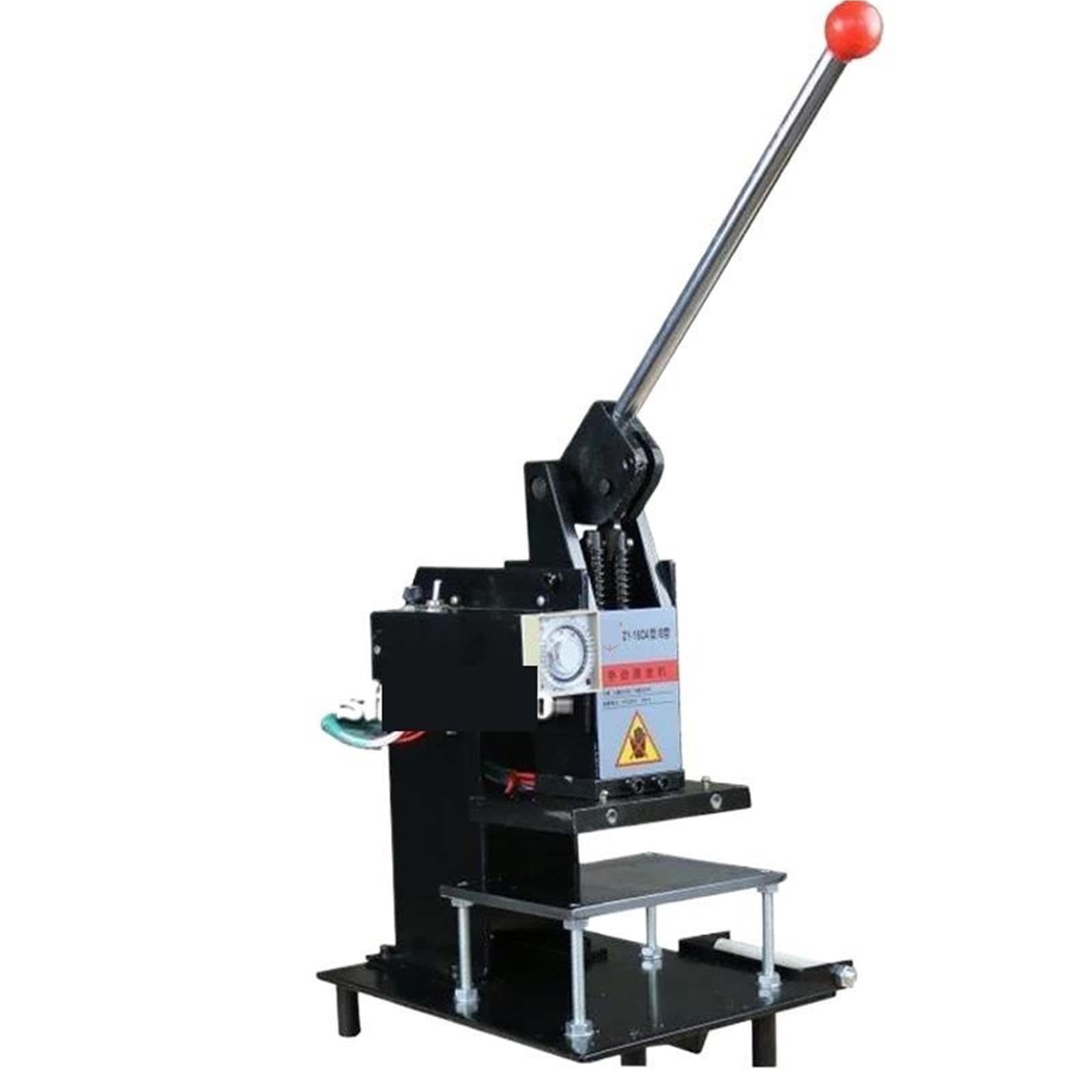 ZY-160B Macchina per goffratura manuale a caldo in pelle per abbronzatura a macchina di marca 150 * 100mm LOGO Alta efficienza