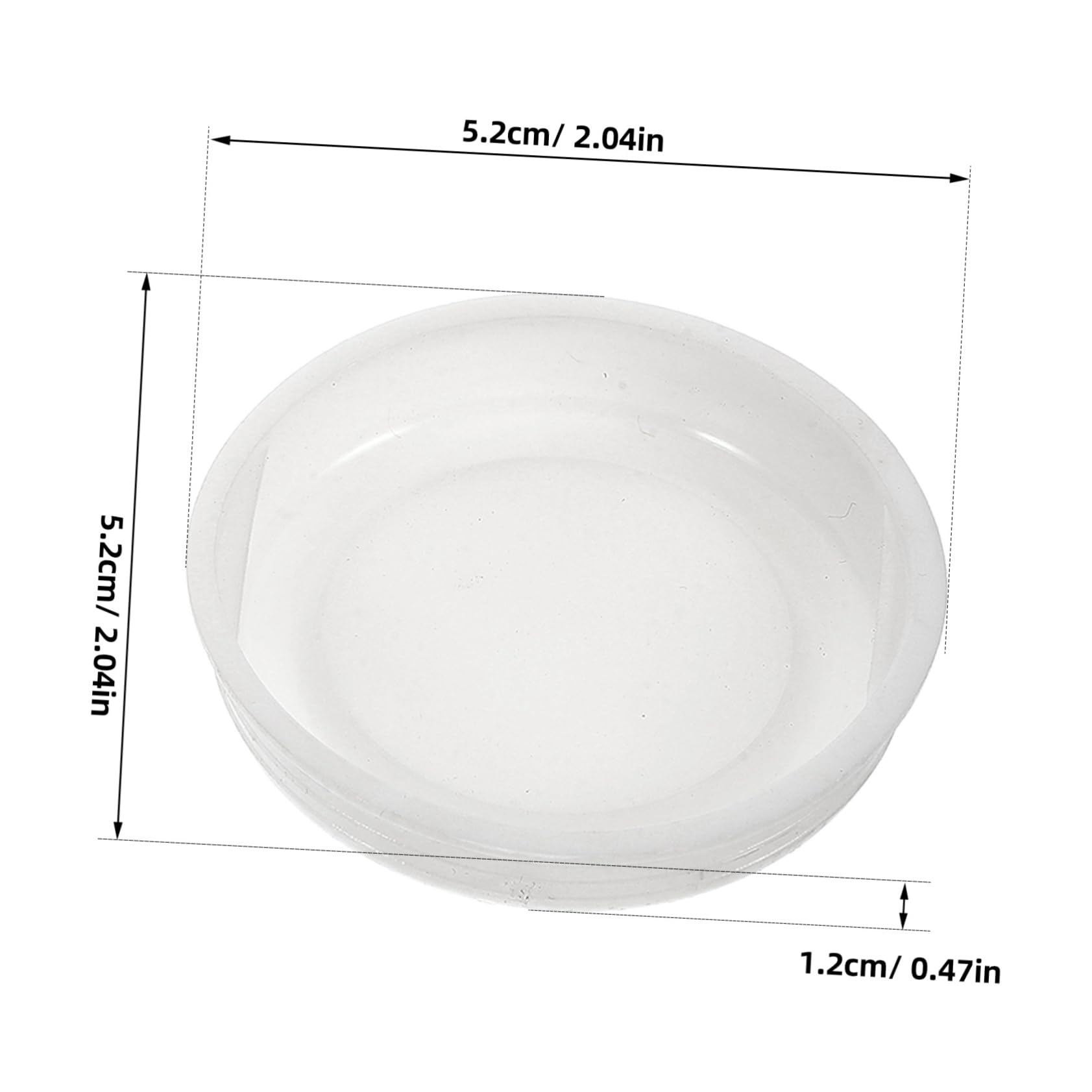 LALAFINA Cardboard Tubes Caps 30pcs Plastic End Cap Covers for Mail Storage Craft Paper Tube