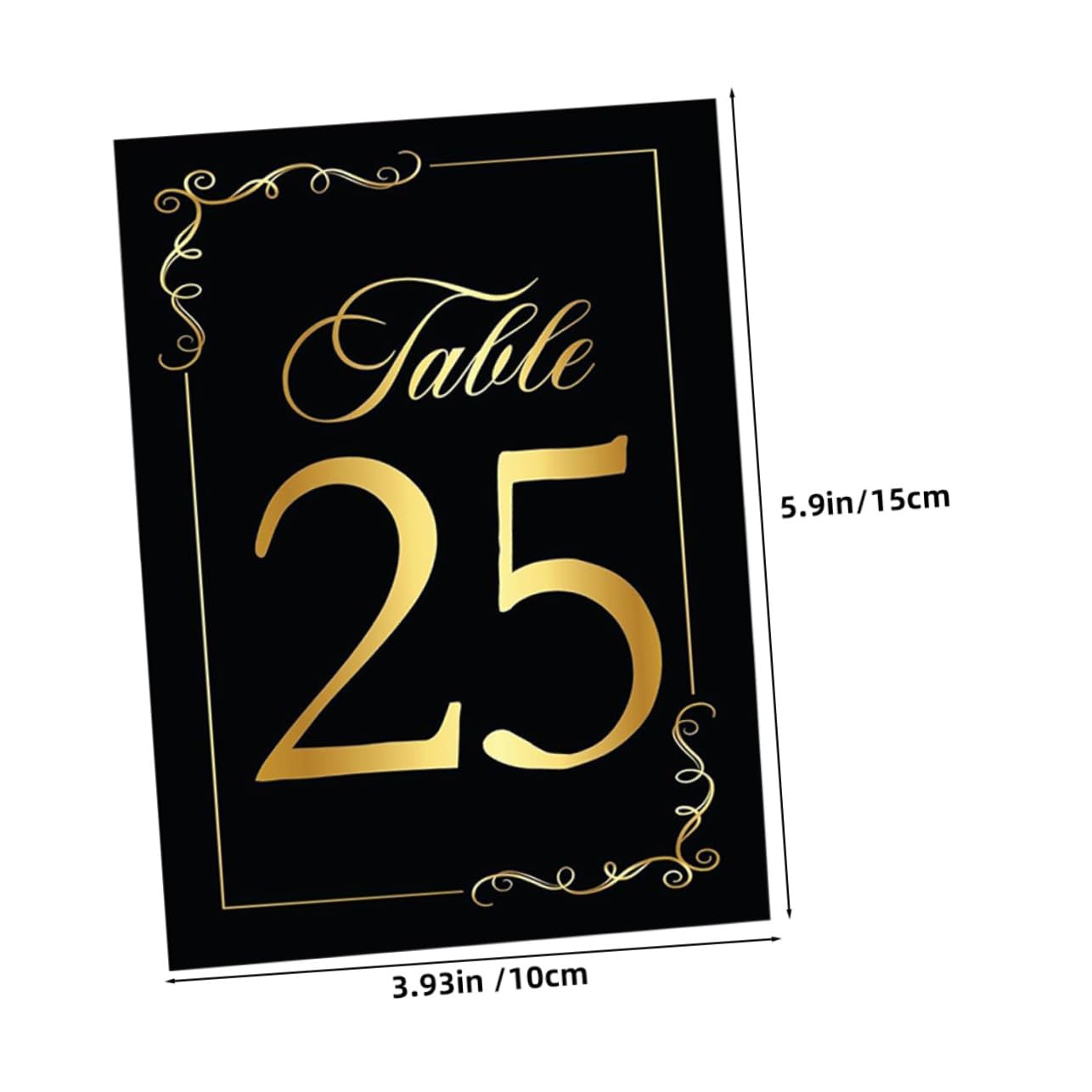 GLEAVI 60stücke Tischkarten Mit Goldfolierung Platzkarten Für Hochzeiten Partys Und Veranstaltungen Doppelseitige Tischnummern Hochwertigem Papier