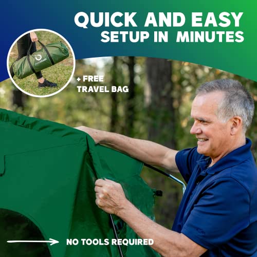 Yardstash Storage Shed - 6.2' X 5.7' X 2.7' Heavy-Duty Outdoor Storage Shed All-Season Shed Tent For Bikes, Lawn Mowers & Garden Tools #TOP1