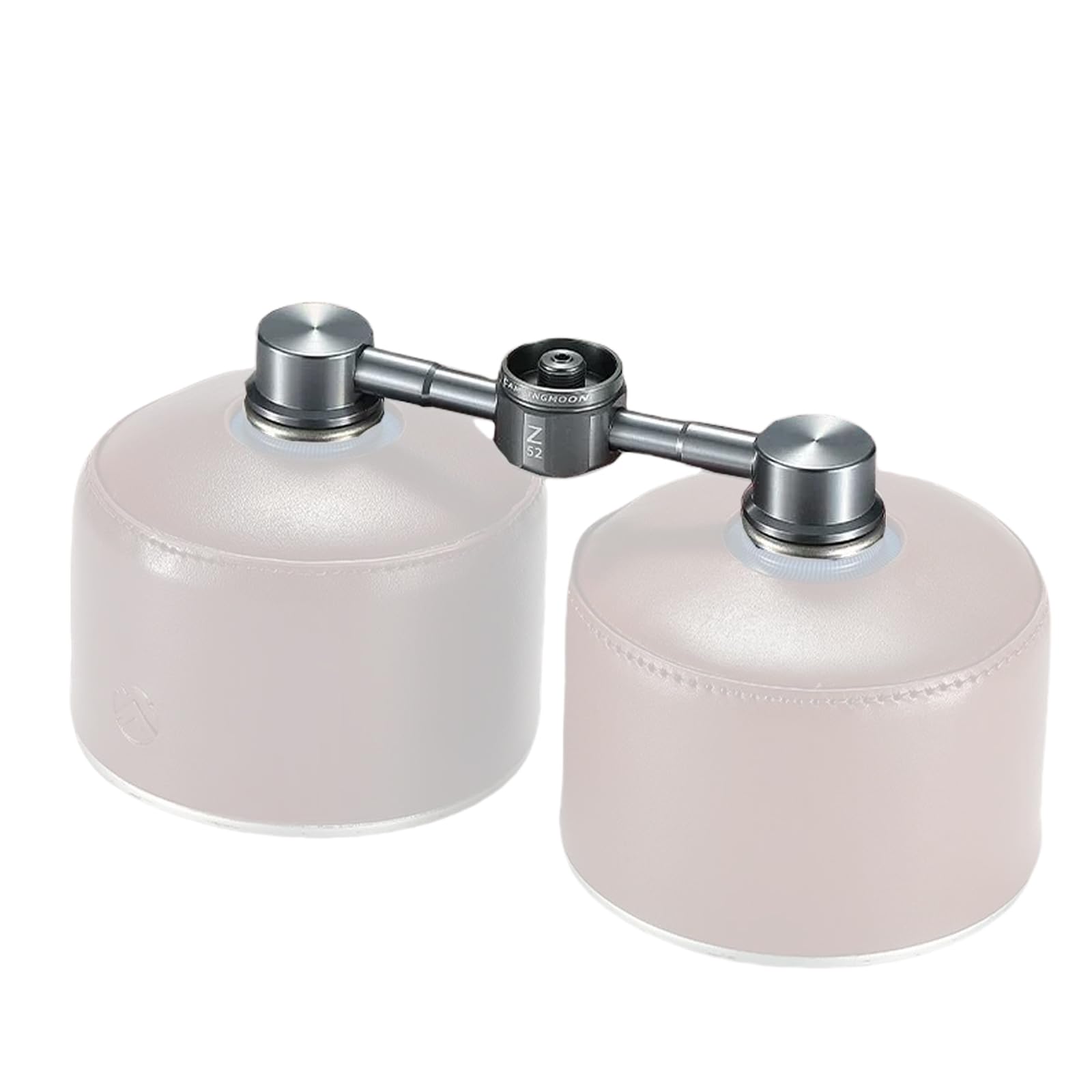 Campingmoon Two Supply One Gaskartuschen Adapter für EN417 Lindal-Ventil-Kanistergerät Campinglaterne