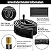 Hapleby 2PCS Premium Bike Tubes Compatible for 26 Inch x 1.75/1.95/2.10/2.125 Bike Tire, Mountain Bike Inner Tube with Schrader Valve, 2PCS Levers