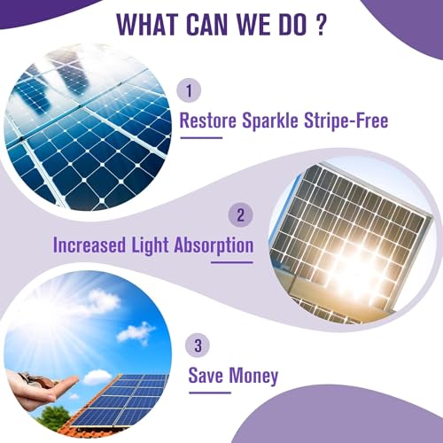 Image of IGNITE Advance Solar Panel Cleaner Liquid - 1000ml | Removes Dust, Bird Droppings, Pollen | Enhances Efficiency | Safe for All Panels