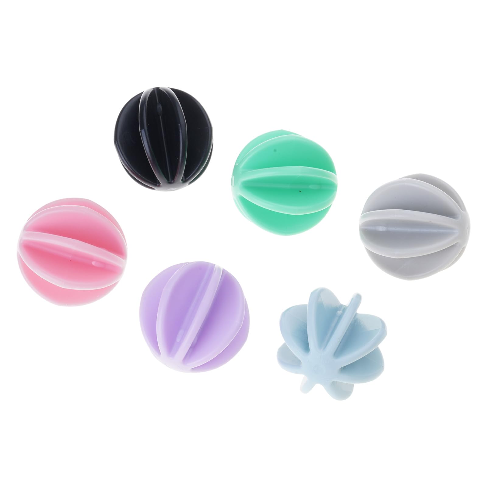 Hsioluted 6Pcs Multicolored Protein Shaker Sphere for Smooth Mixing in Shake Bottles Random Color Blending Sphere Multicolored Whisks
