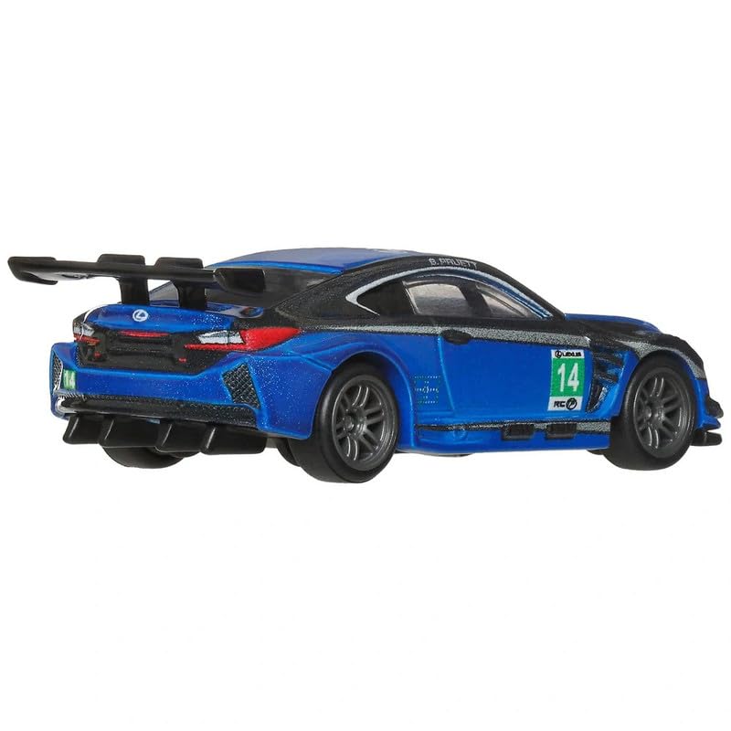 Image of Hot Wheels Aero Styles Lexus RC F GT3 Car Culture 1:64 Scale Die-Cast Car 4 /5 (Blue)