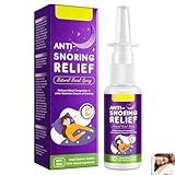 Anti Ronquido Spray Nasal,Spray Nasal Antironquidos Mejora el Sueñ,Sprays Antironquidos Seco,Mejora el Sueño,Natural,Rápido y Efectivo
