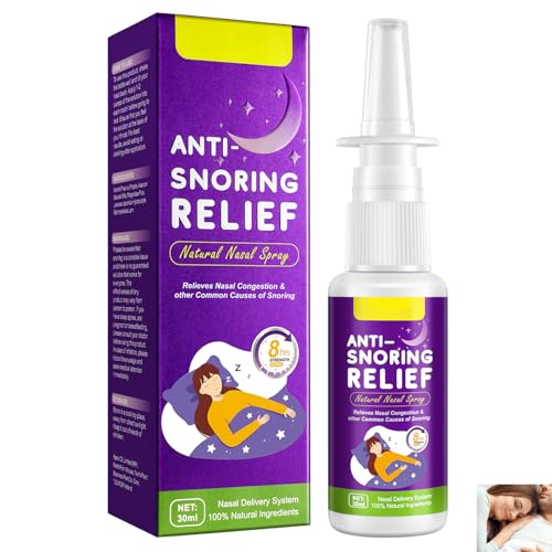 Genérico Spray Anti‑Ronquidos,Anti Ronquido Spray Nasal,Mejora El Sueño,Para Hombres & Mujeres Uso Nocturno,30ML