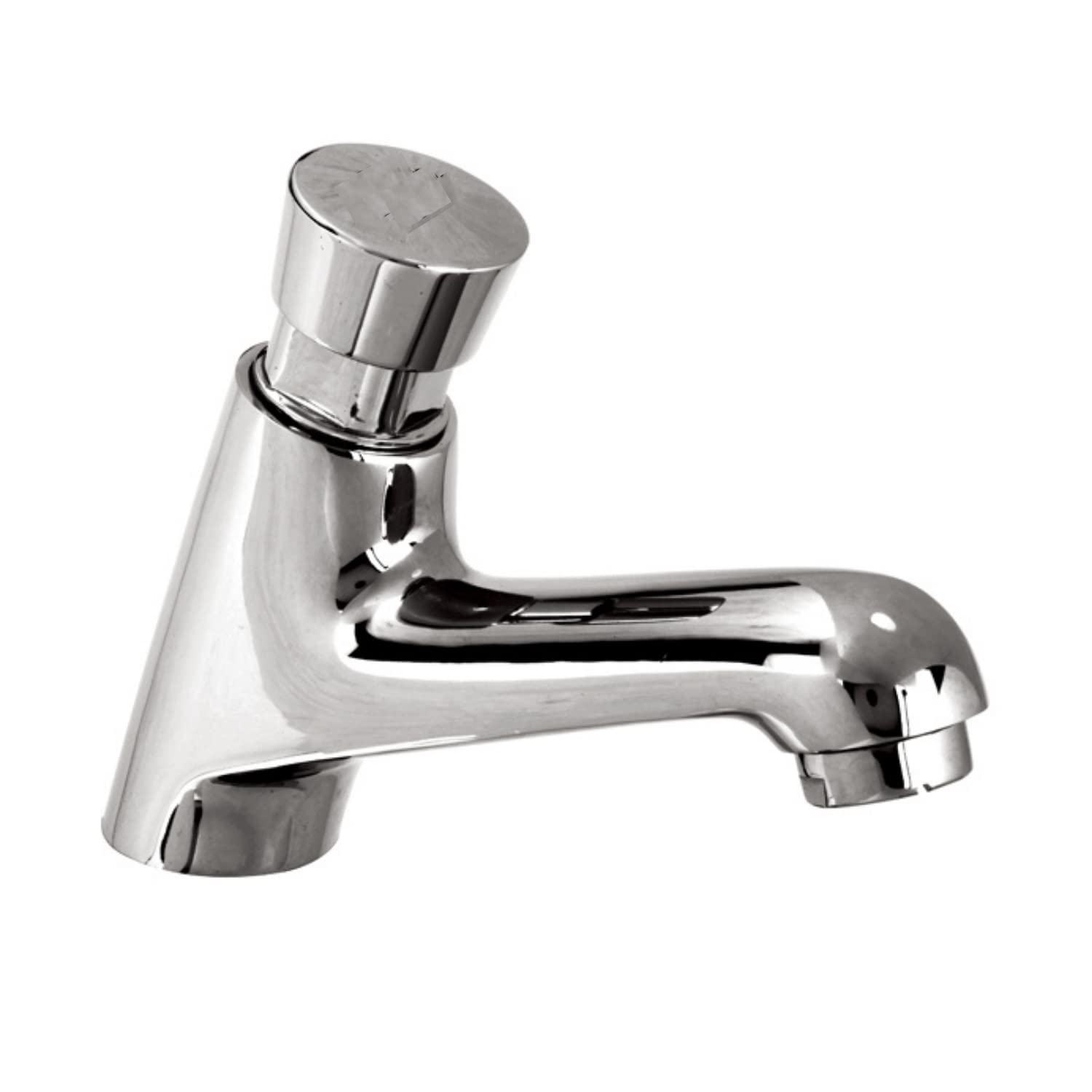 ZAP Auto Push Pillar Brass, Ceramic Bib Cock Push Button Faucet/Self Closing Pillar Cock for Basin Tap, Silver (B09VPRHYB8) Amazon Price History, Amazon Price Tracker
