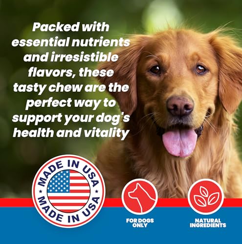 Image of Digestive Probiotic for Gut and Anal Gland Health for Dog Constipation Relief Soft Fiber Chews Developed to Support The Digestive System and Anal sac Health for Normal Bowel Movement, brown