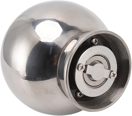 Miniatura 9 de Molinillo de sal y pimienta, bien sellado, molinillo de especias de manivela a mano, acero inoxidable 304 para restaurantes (S 1.6 in  1.6 pulgadas)
