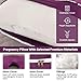Elover Pregnancy Pillows,U Shaped Full Body Pillow for Sleeping Support,57 Inch Maternity Pillow for Pregnant Women with Removable Cover(Velvet,Dark Purple)