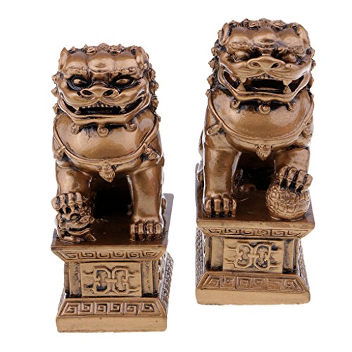 Perfk Un di Statue Cinesi in Resina Shui in Stile