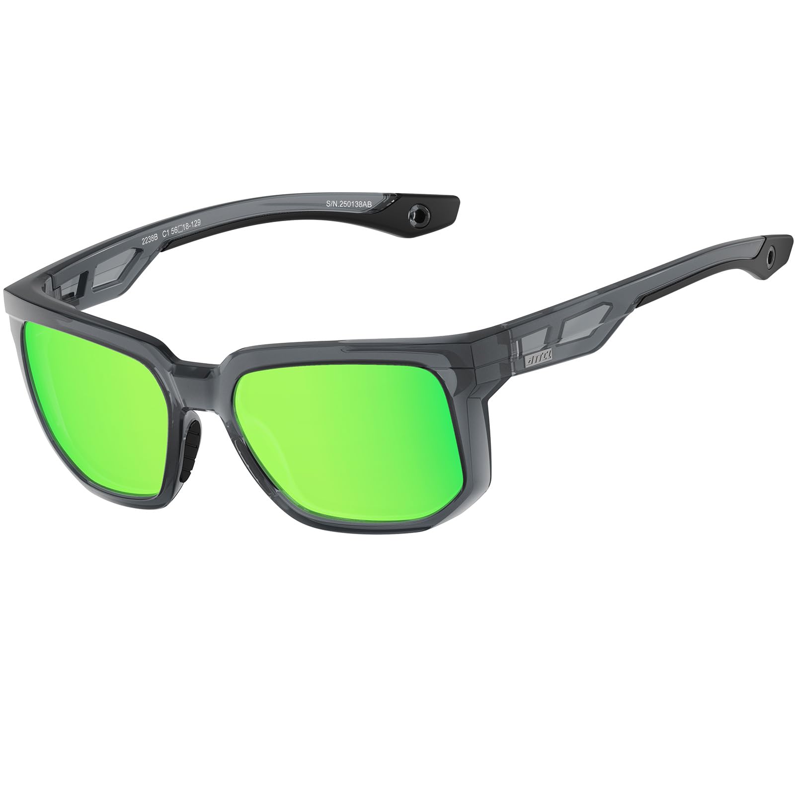 ATTCL Polarized Sunglasses Men Fishing Anti Slip TR90 Frame PC Lens UV400
