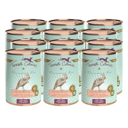 Produktbild von Terra Canis Getreidefrei Pute mit Sellerie, Kürbis und Brunnenkresse - 12 x 400 g