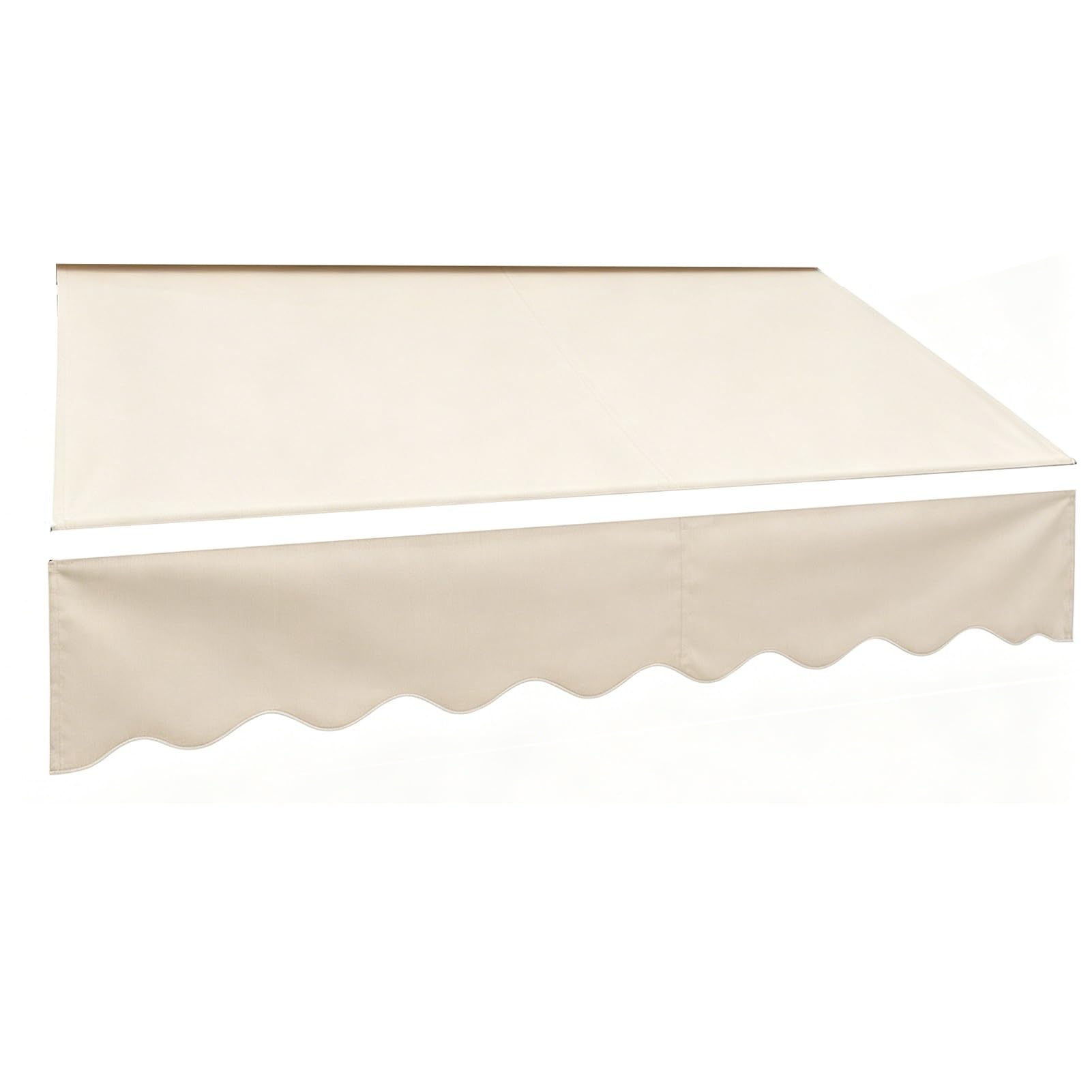Toldo Retráctil Recambio de Tela 200 240 300 350 400 600cm Cubierta del Toldo de Sombra del Sol, Lona Recambio Jardín Patio Terraza Balcón(600x300 cm)
