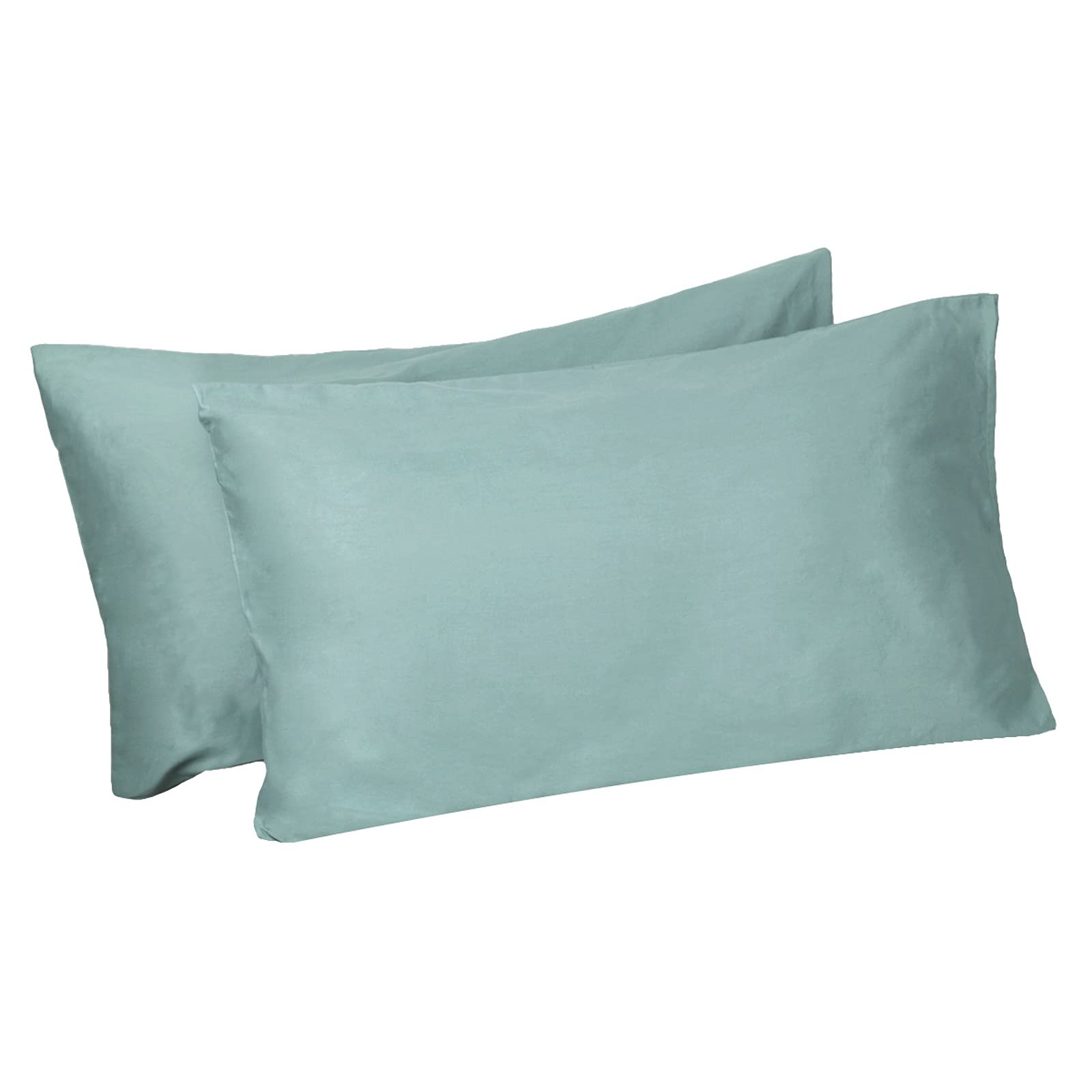 Rockcloud - Fundas de almohada de 100% algodón, tamaño estándar, ultra suaves y frías, hipoalergénicas, paquete de 2