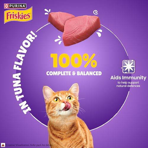 Image of Purina Friskies Tuna Gravy-Licious, for Adult Cats, Pack of 12 (70gx12)