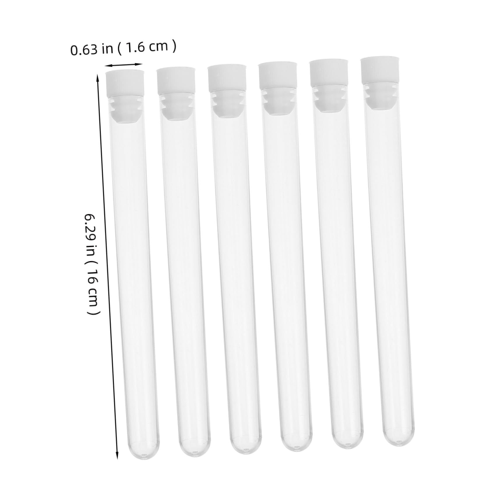 HOMSFOU Contenitore e Leggero in Plastica Trasparente per Aghi da Cucito Tappo Sicuro 100 Pezzi per L'organizzazione in Casa e Laboratorio